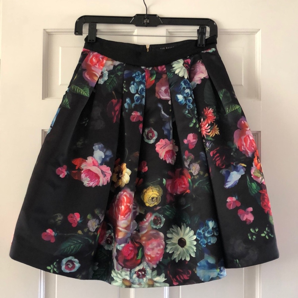 Ted Baker floral skirt